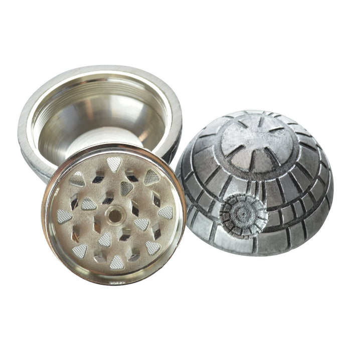 Grey Sphere Grinder worldofbongs