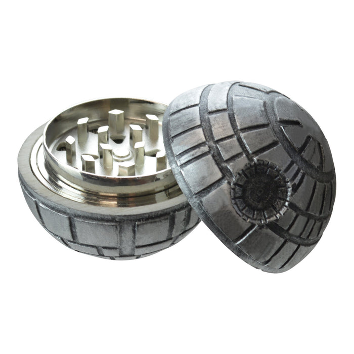 Grey Sphere Grinder worldofbongs