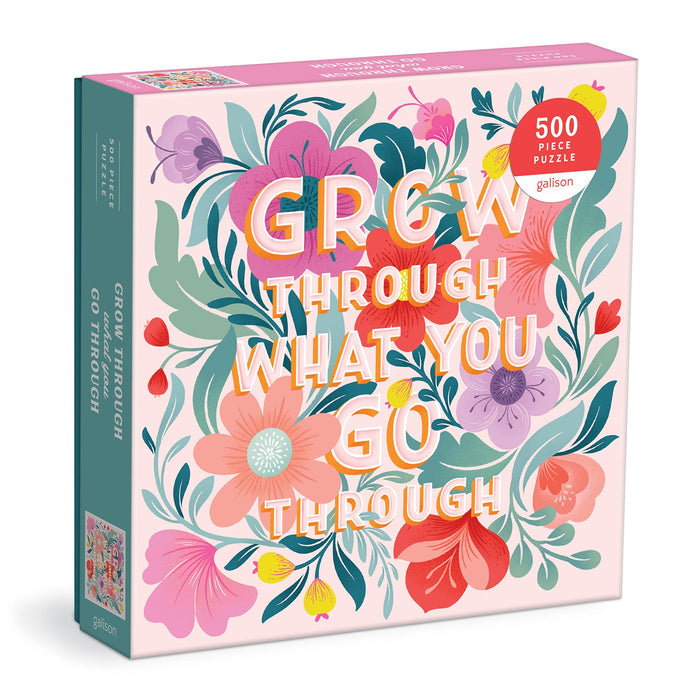 Grow Through What You Go Through 500 Piece Puzzle Galison