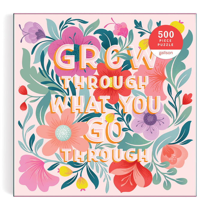 Grow Through What You Go Through 500 Piece Puzzle Galison