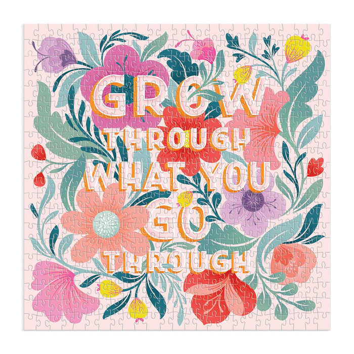 Grow Through What You Go Through 500 Piece Puzzle Galison