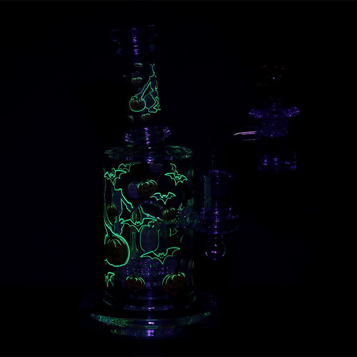 Halloween Ball Glass Dab Rig Complete Set