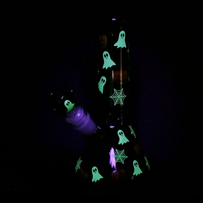 Halloween Decoration Glow Glass Bong - 8"