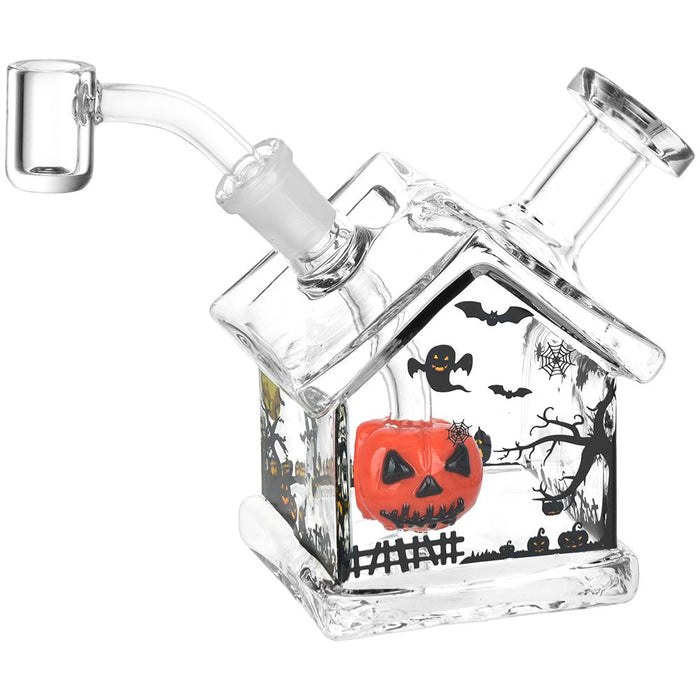 Halloween House Glass Dab Rig - 4.5"