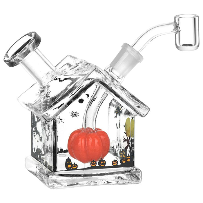 Halloween House Glass Dab Rig - 4.5"