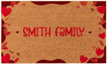 Heart Bordered Personalized | Coco Mats N More