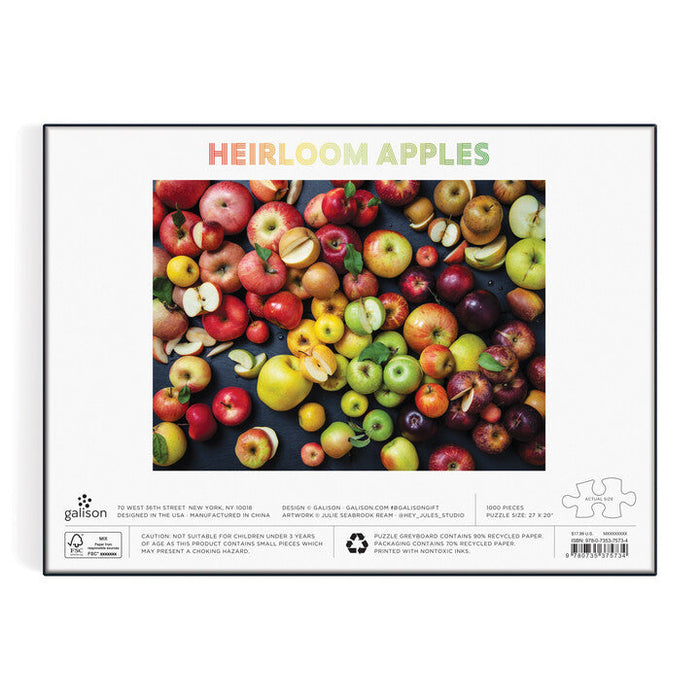 Heirloom Apples 1000 Piece Puzzle Puzzles Julie Seabrook Ream