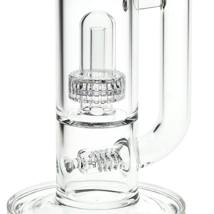 High Function Stacked Glass Water Pipe - 15"