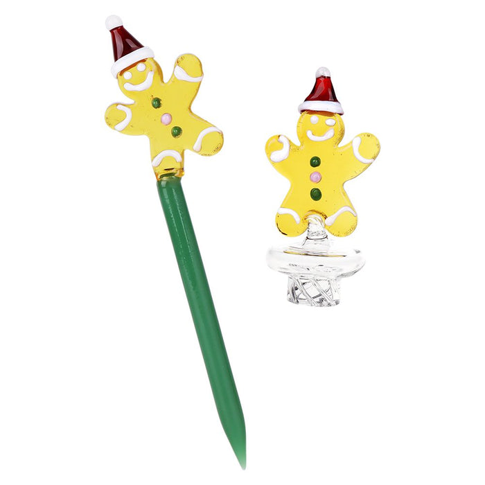 Holidaze Series Glass Dab Rig Set - 8.25"