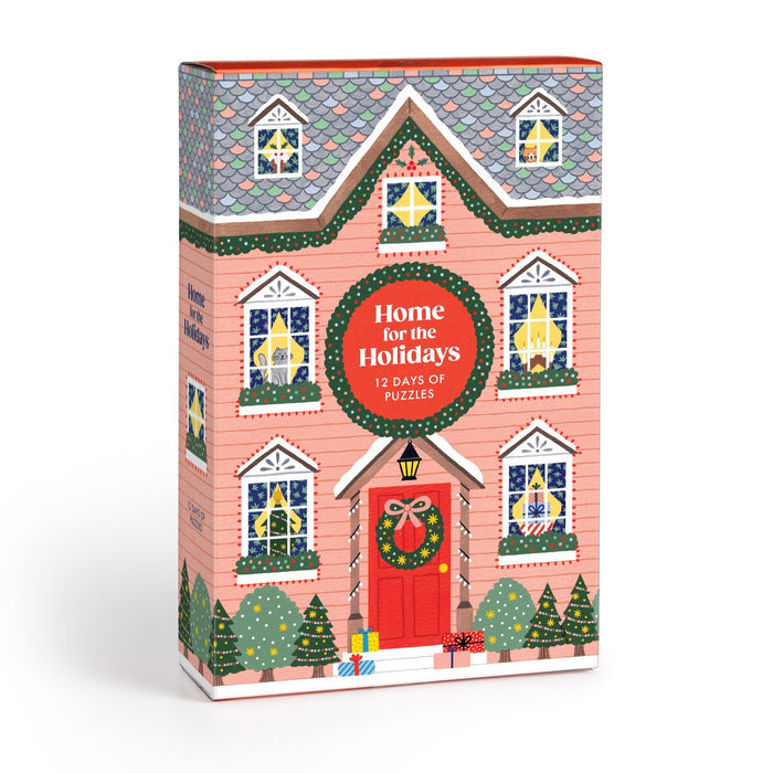 Home for the Holidays 500 Piece Advent Puzzle Calendar Jigsaw Puzzle Holly Maguire
