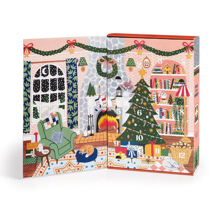 Home for the Holidays 500 Piece Advent Puzzle Calendar Jigsaw Puzzle Holly Maguire
