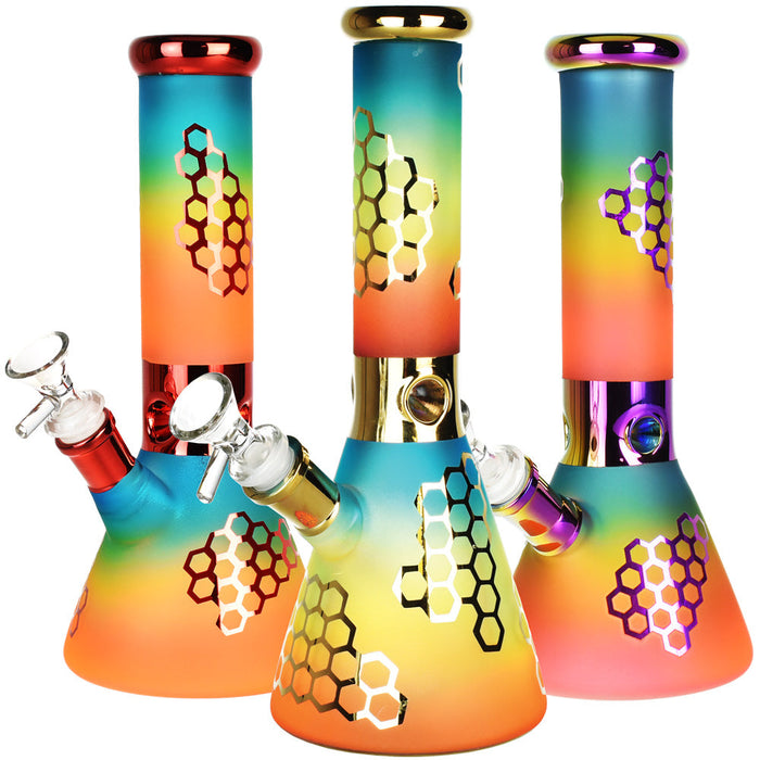 Honeycomb glass bong