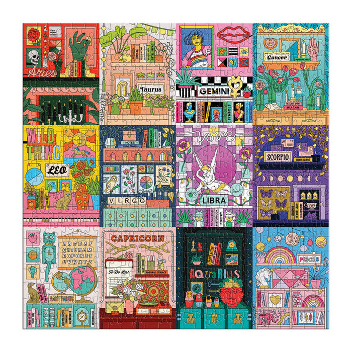 House of Astrology 500 Piece Foil Puzzle Puzzles Michelle Berlin