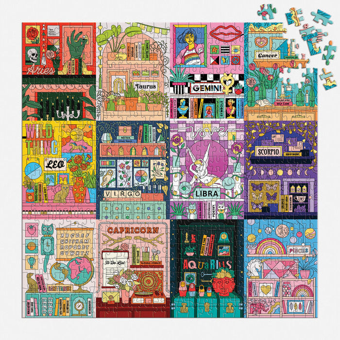 House of Astrology 500 Piece Foil Puzzle Puzzles Michelle Berlin