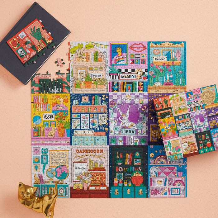 House of Astrology 500 Piece Foil Puzzle Puzzles Michelle Berlin