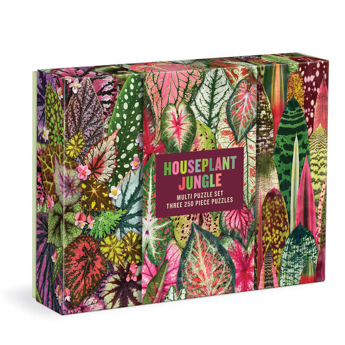 Houseplant Jungle Multi Puzzle Set Puzzles Troy Litten