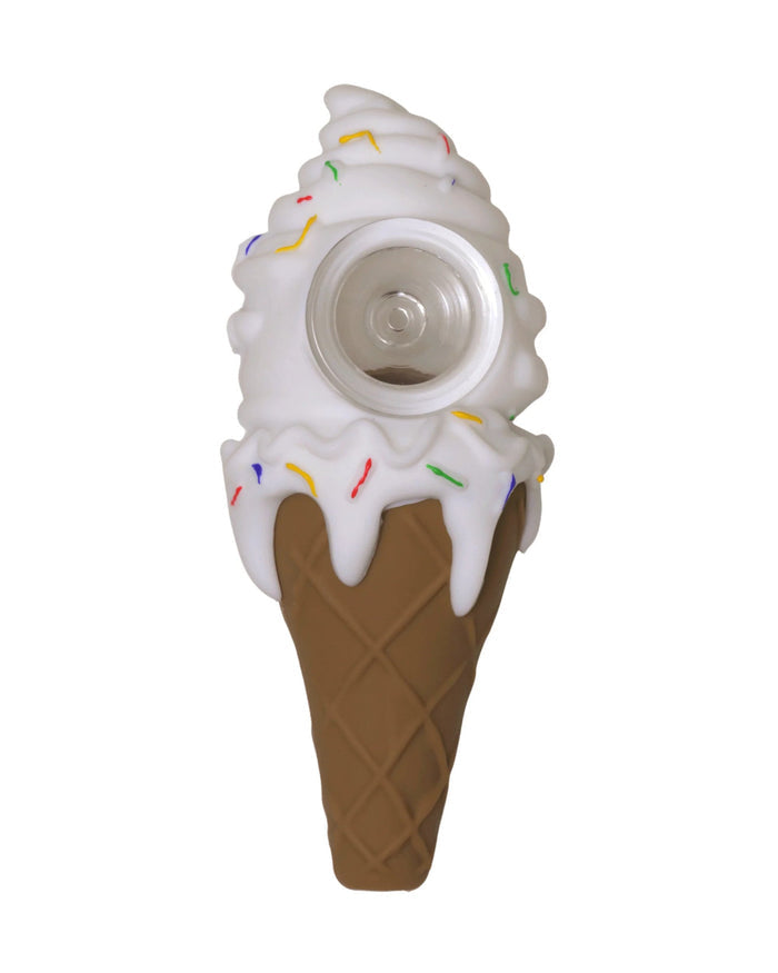Ice Cream Cone Silicone Pipe