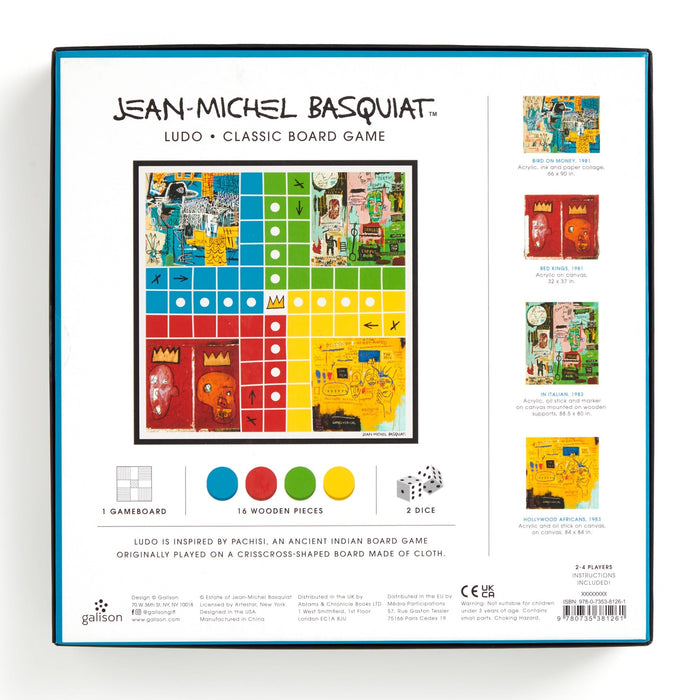 Jean-Michel Basquiat Ludo Classic Board Game Board Games Jean-Michel Basquiat