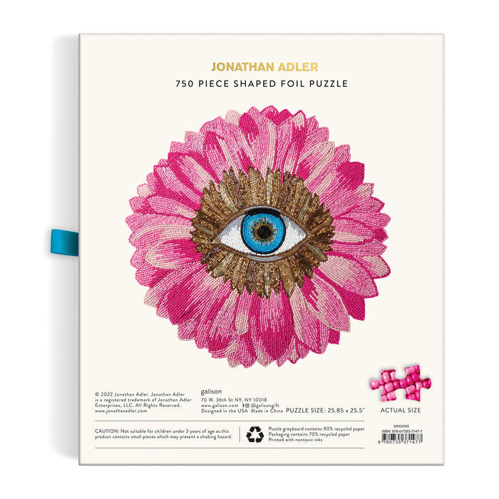 Jonathan Adler Petals 750 Piece Shaped Puzzle Galison