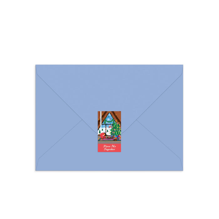 Joy Laforme Cozy Cabin Greeting Card Puzzle Jigsaw Puzzle Joy Laforme