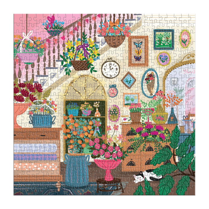 Joy Laforme Flower Shop 500 Piece House Puzzle 500 Piece Puzzles Joy Laforme