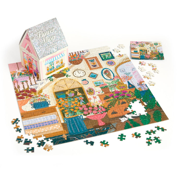 Joy Laforme Flower Shop 500 Piece House Puzzle 500 Piece Puzzles Joy Laforme