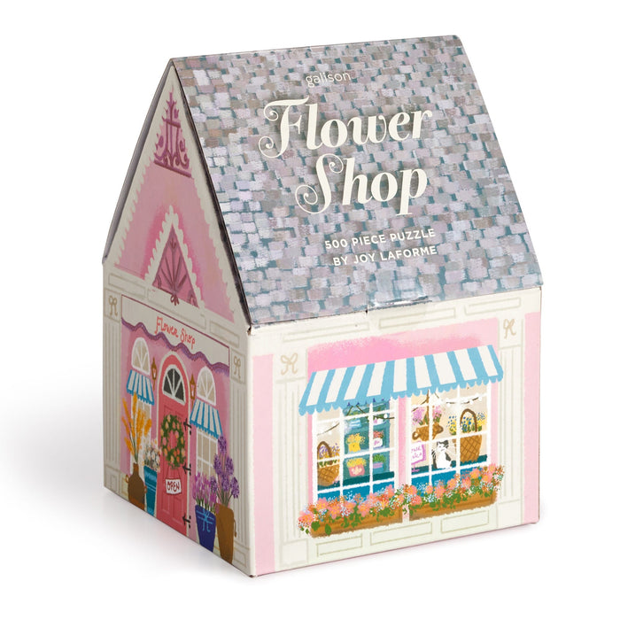 Joy Laforme Flower Shop 500 Piece House Puzzle 500 Piece Puzzles Joy Laforme
