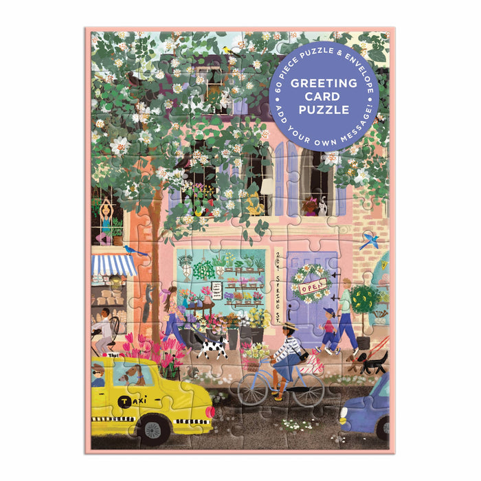 Joy Laforme Spring Street Greeting Card Puzzle Joy Laforme