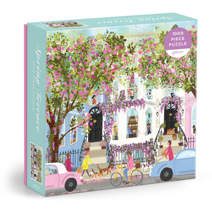 Joy Laforme Spring Terrace 1000 Piece Puzzle 1000 Piece Puzzles Joy Laforme