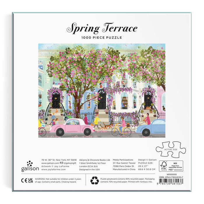 Joy Laforme Spring Terrace 1000 Piece Puzzle 1000 Piece Puzzles Joy Laforme