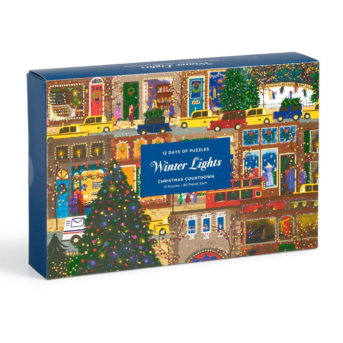 Joy Laforme Winter Lights 12 Days of Puzzles Holiday Countdown Advent Calendars Joy Laforme