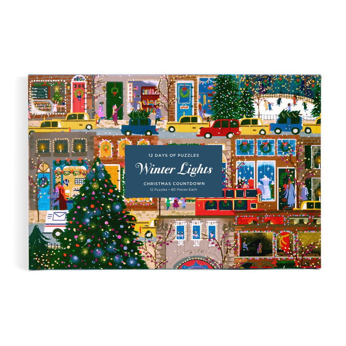 Joy Laforme Winter Lights 12 Days of Puzzles Holiday Countdown Advent Calendars Joy Laforme