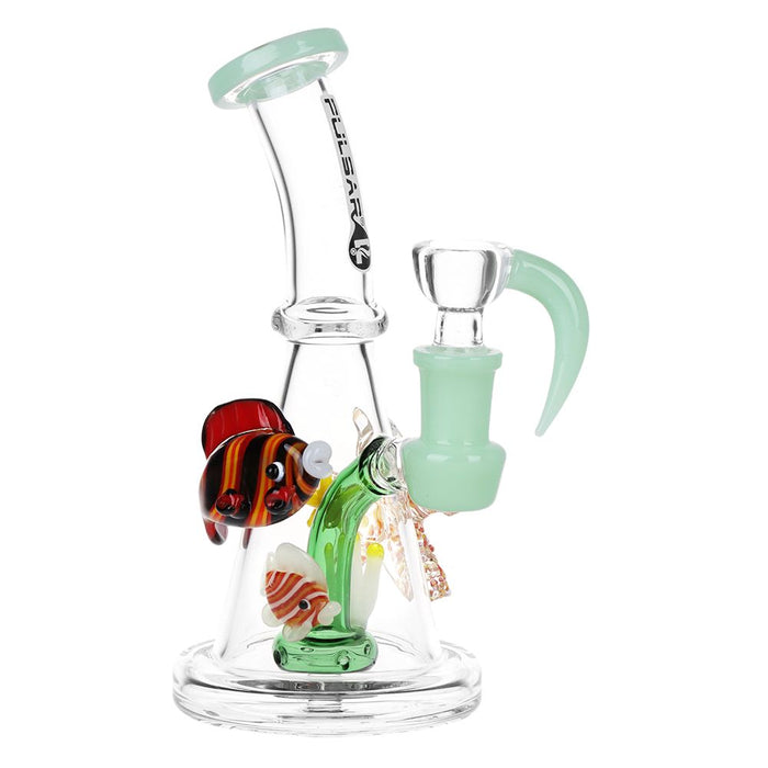 Just Keep Swimming Glass Bong - 6.5"