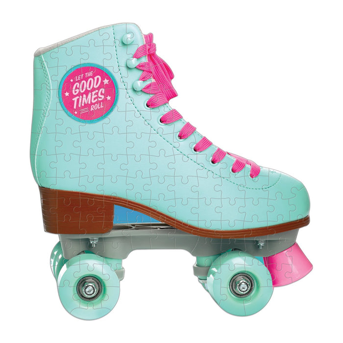 Let The Good Times Roll Roller Skate 100 Piece Mini Shaped Puzzle Mini-Shaped Puzzles Galison