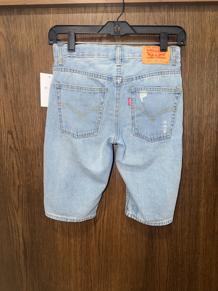 Levi’s Boy’s 511 Slim Jean Shorts Adjustable Waist Size 10