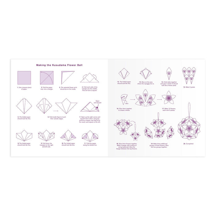 Liberty Classic Floral Origami Flower Kit Origami Liberty of London Ltd