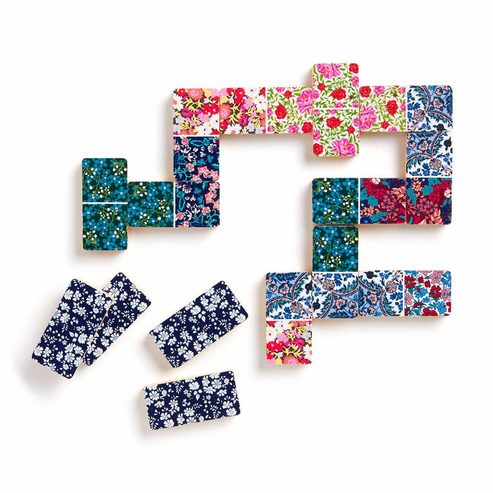 Liberty Floral Wood Domino Set Liberty London