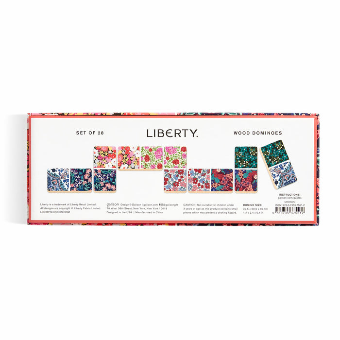 Liberty Floral Wood Domino Set Liberty London