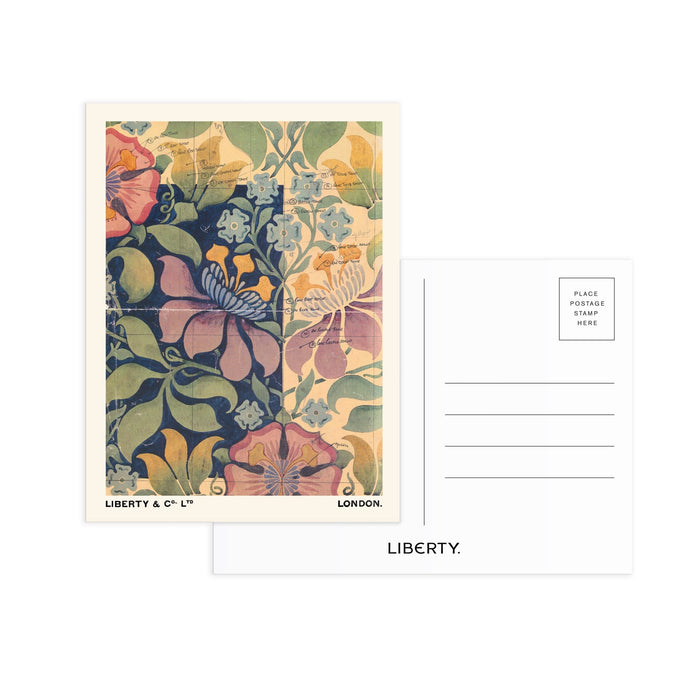 Liberty Postcard Book Postcards Liberty of London Ltd