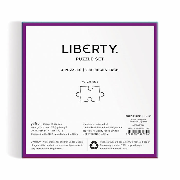 Liberty Power of Love Set of 4 Puzzles Liberty London