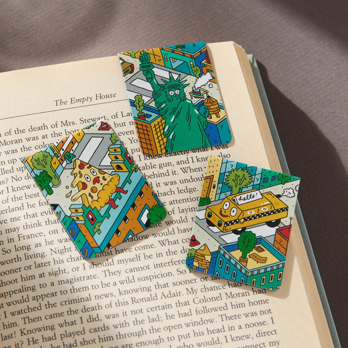 Life In The Big Apple Magnetic Bookmarks Bookmarks Hyesu Lee