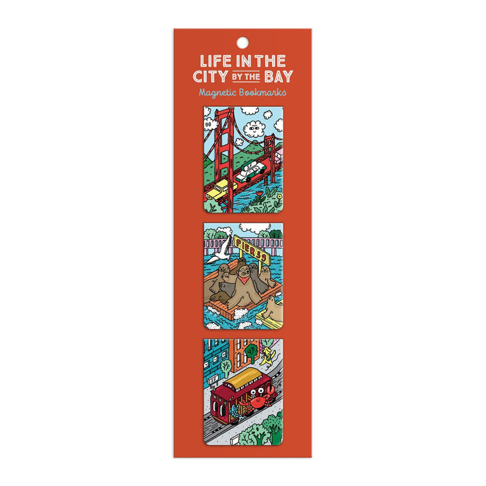 Life In The City By The Bay Magnetic Bookmarks Bookmarks Hyesu Lee