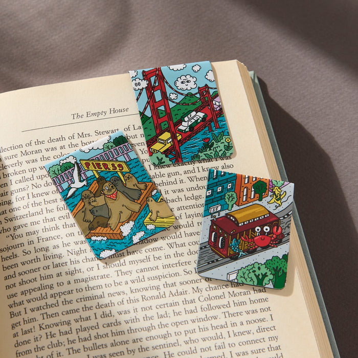 Life In The City By The Bay Magnetic Bookmarks Bookmarks Hyesu Lee