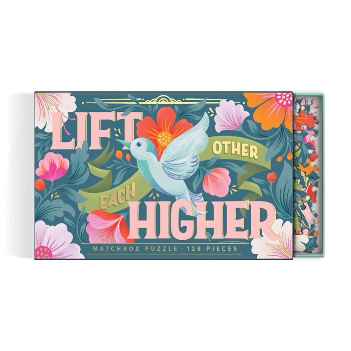 Lift Each Other Higher 128 Piece Matchbox Puzzle Galison