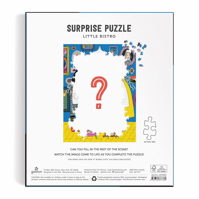 Little Bistro 1000 Piece Surprise Puzzle Hye Jin Chung
