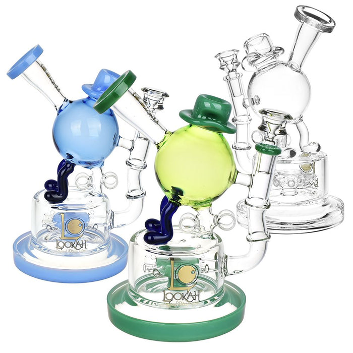 Set of 3 water pipes with Lookah Branding