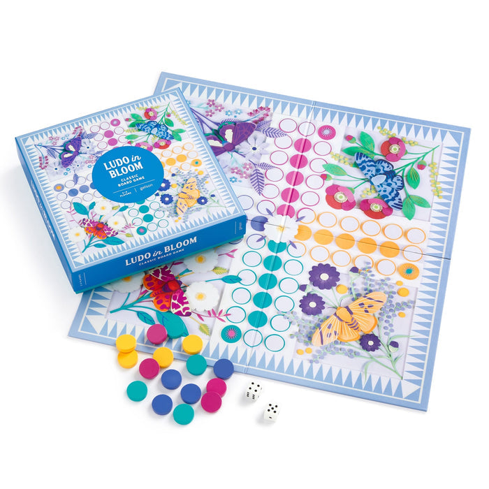 Ludo In Bloom Classic Board Game Set Board Games Diana Beltrán Herrera
