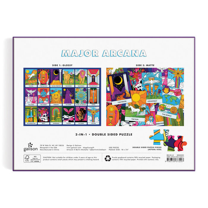 Major Arcana 500 Piece Double Sided Puzzle Puzzles Michelle Berlin