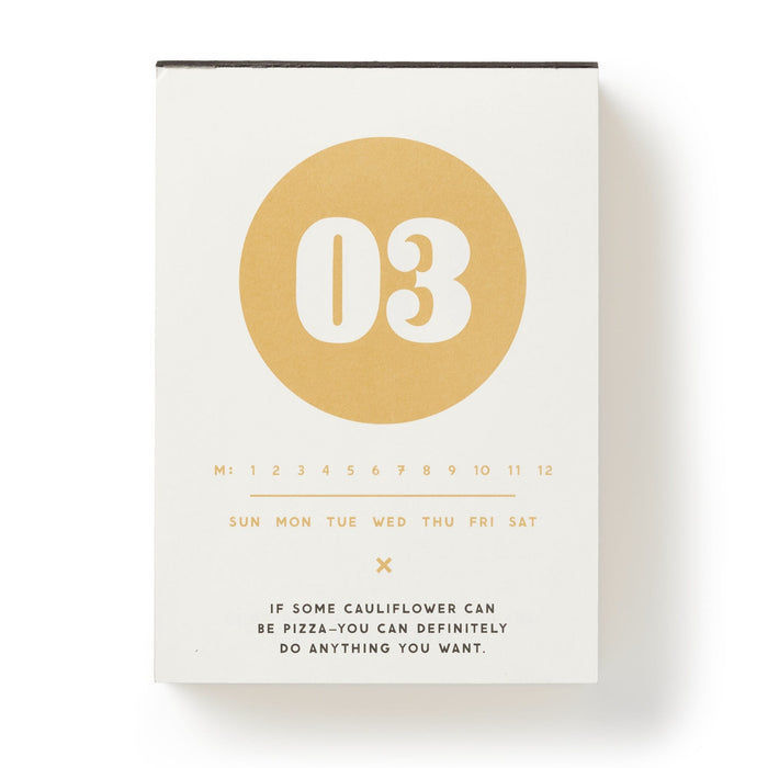 Make My Day Undated Desk Calendar Undated Standard Planner Brass Monkey