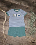 Marie Nicole Boys Dino T-Shirt & Shorts Set Size 5 NWT